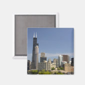 Willis Tower, vroeger bekend als de Sears Tower Magneet (Voorkant / Achterkant)