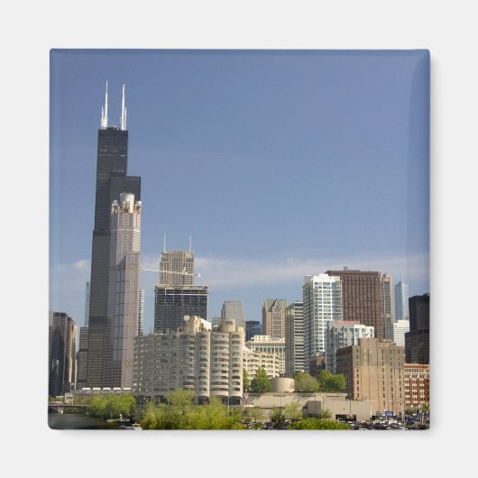 Willis Tower, vroeger bekend als de Sears Tower Magneet (Voorkant)