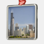 Willis Tower, vroeger bekend als de Sears Tower Metalen Ornament (Links)