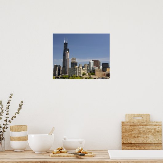 Willis Tower, vroeger bekend als de Sears Tower Poster (Keuken)
