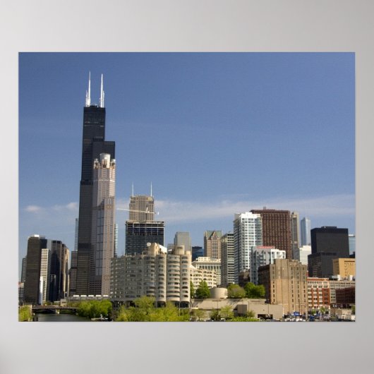 Willis Tower, vroeger bekend als de Sears Tower Poster (Voorkant)