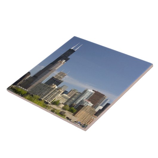 Willis Tower, vroeger bekend als de Sears Tower Tegeltje (Zijkant)