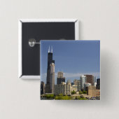 Willis Tower, vroeger bekend als de Sears Tower Vierkante Button 5,1 Cm (Voorkant /achterkant)