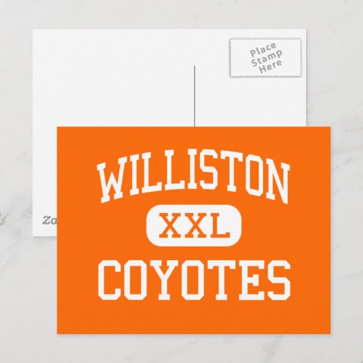 Williston - Coyotes - Hoog - Williston Briefkaart (Voorkant / Achterkant)