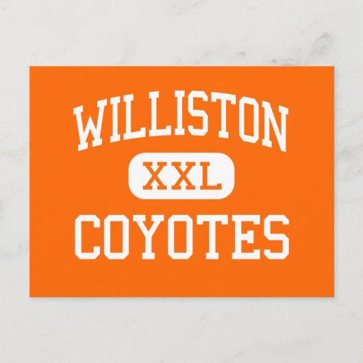 Williston - Coyotes - Hoog - Williston Briefkaart (Voorkant)