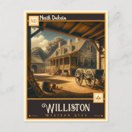 Williston, Noord-Dakota | Briefkaart
