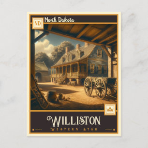 Williston, Noord-Dakota Briefkaart