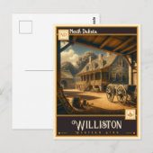 Williston, Noord-Dakota |  Briefkaart (Voorkant / Achterkant)