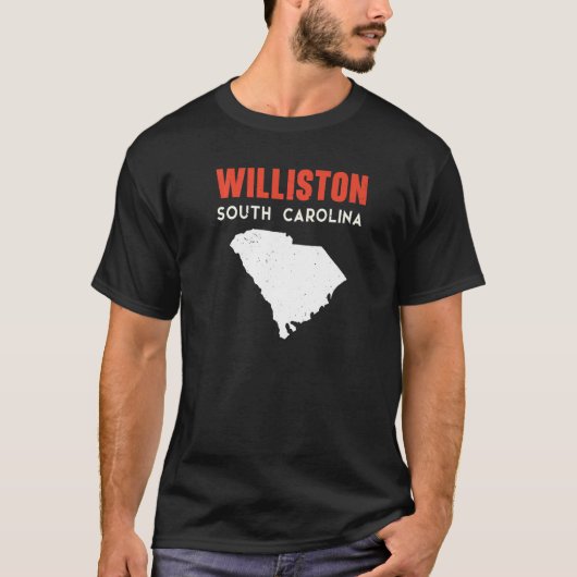 Williston South Carolina USA State America Travel T-shirt (Voorkant)
