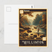 Williston, Vermont |  BRIEFKAART (Voorkant / Achterkant)