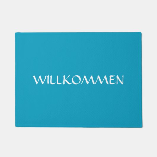 WILLKOMMEN German Welcome Mat (Voorkant)