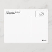 Willkommen im Cafè Rilke Briefkaart (Achterkant)