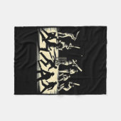 Willow And Leather Legends Fleece Deken (Voorkant (Horizontaal))