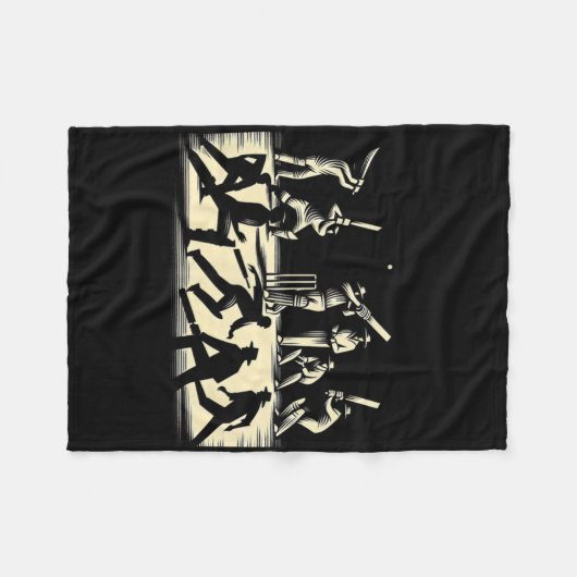 Willow And Leather Legends Fleece Deken (Voorkant (Horizontaal))