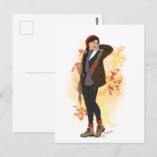 Willow Autumn Briefkaart (Voorkant / Achterkant)