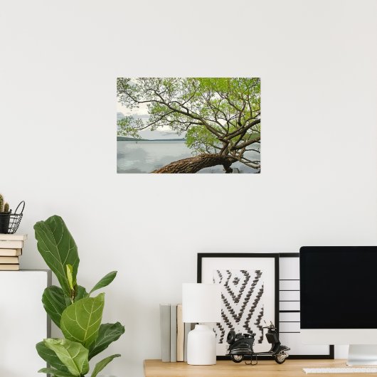 Willow bij het meer poster (Thuiskantoor)