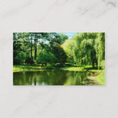 Willow bij het meer visitekaartje (Achterkant)