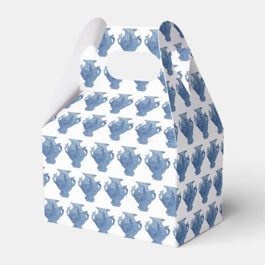 Willow Blue en White Ginger Jars Jar Bedankdoosjes (Achterkant)