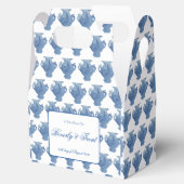 Willow Blue en White Ginger Jars Jar Bedankdoosjes (Geopend)