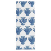 Willow Blue en White Ginger Jars Jar Wijn Cadeautas (Achterkant)