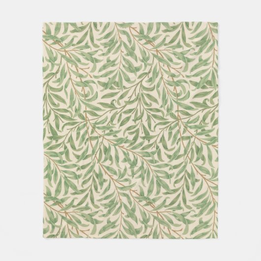 Willow Bough (door William Morris) Fleece Blanket (Voorkant)