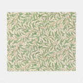 Willow Bough (door William Morris) Fleece Blanket (Voorkant (Horizontaal))