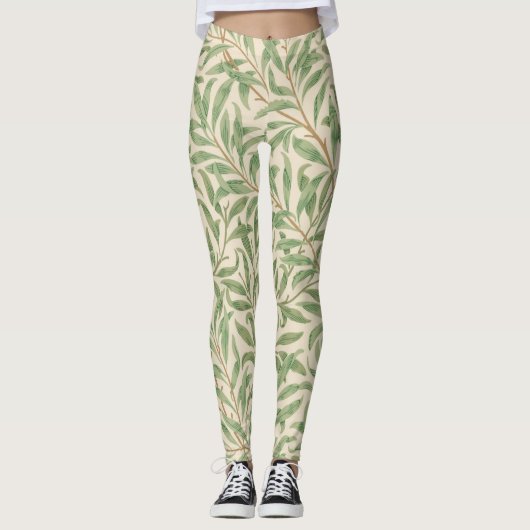 Willow Bough (door William Morris) Leggings (Voorkant)