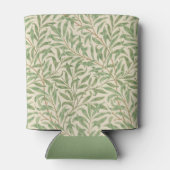 Willow Bough groen patroon William Morris Monogram Blikjeskoeler (Achterkant)