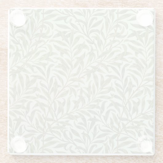 'Willow Bough' mapontwerp, 1887 Glazen Onderzetter (Achterkant)