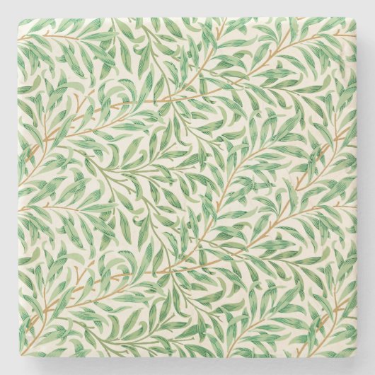 Willow Bough Ornament lithografie Stenen Onderzetter (Voorkant)