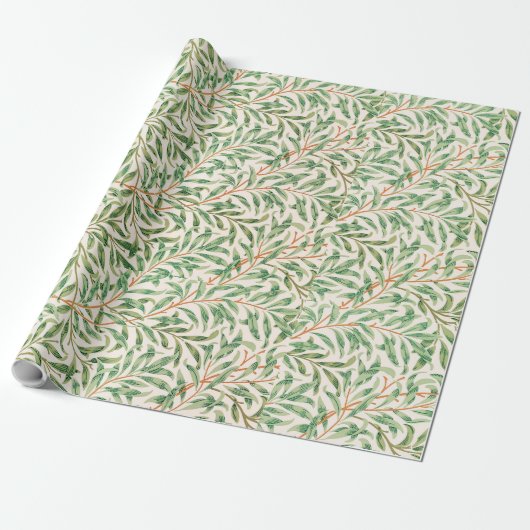 Willow Bough van William Morris Cadeaupapier (Uitgerold)