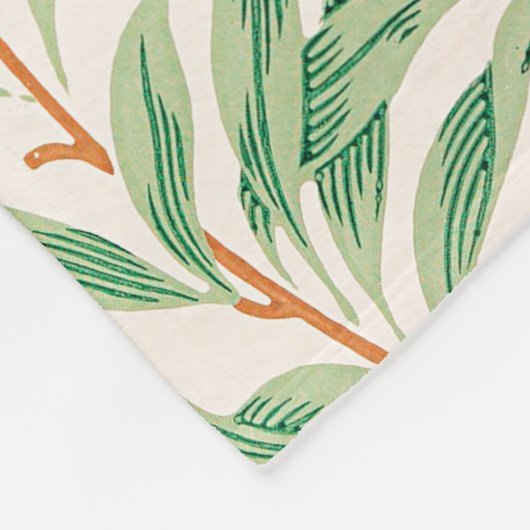 Willow Bough van William Morris Fleece Deken (Hoek)