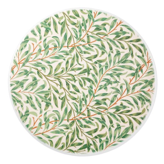 Willow Bough van William Morris Keramische Knop (Voorkant)