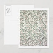 Willow Bough, wallpaper design, 1874 (behang) Briefkaart (Voorkant / Achterkant)