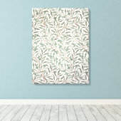Willow Bough, wallpaper design, 1874 (behang) Canvas Afdruk (Insitu (Houten vloer))