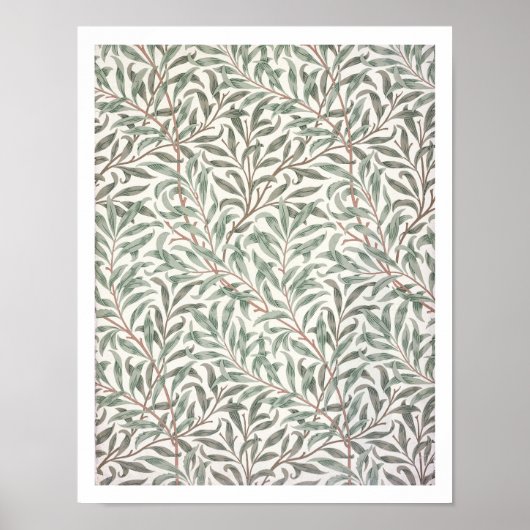 Willow Bough, wallpaper design, 1874 (behang) Poster (Voorkant)