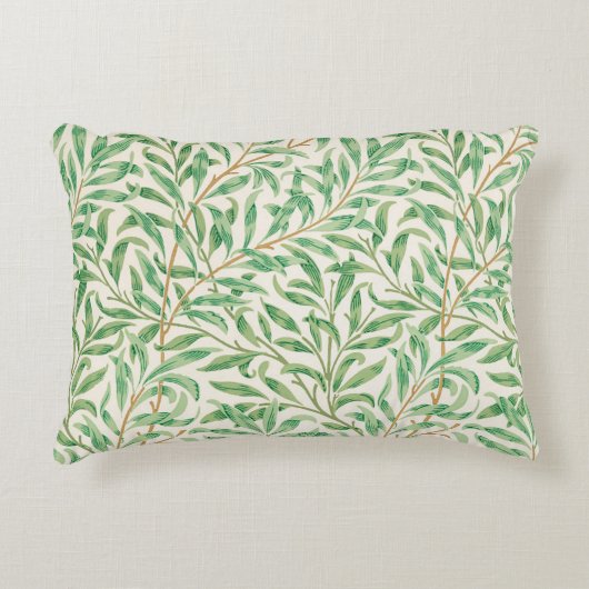 Willow Bough William Morris Pattern Accent Kussen (Voorkant)