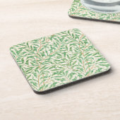 Willow Bough William Morris Pattern Bier Onderzetter (Linkerzijde)