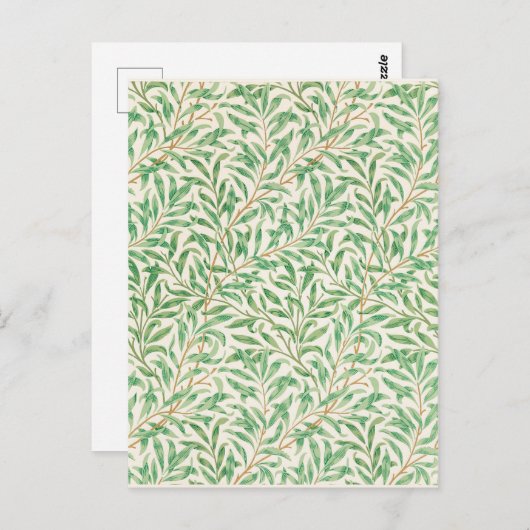 Willow Bough William Morris Pattern Briefkaart (Voorkant / Achterkant)