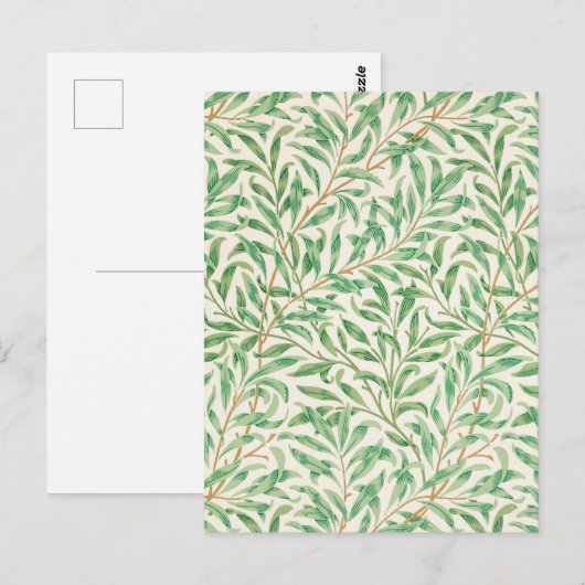 Willow Bough William Morris Pattern Briefkaart (Voorkant / Achterkant)