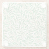 Willow Bough William Morris Pattern Glazen Onderzetter (Achterkant)
