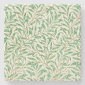 Willow Bough William Morris Pattern Stenen Onderzetter (Voorkant)