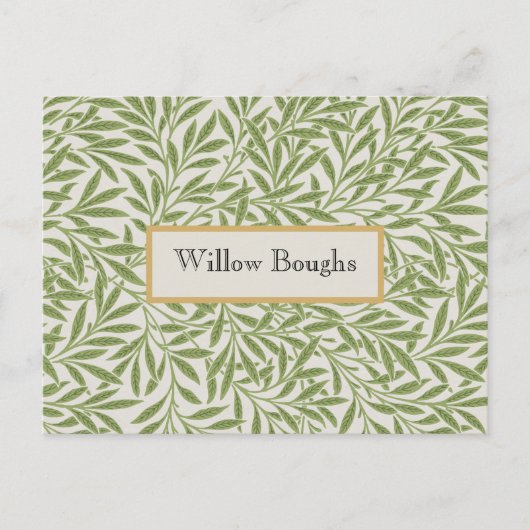 Willow Boughs by William Morris Briefkaart (Voorkant)