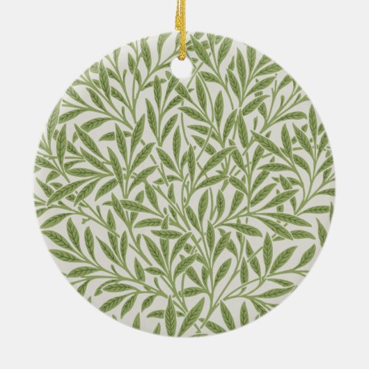 Willow Boughs by William Morris Keramisch Ornament (Achterkant)