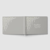 Willow Branches Taupe Wedding Guest Book Gastenboek (Volledig)