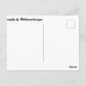 "Willow Cat Sitting" Foto-Briefkaart Briefkaart (Achterkant)