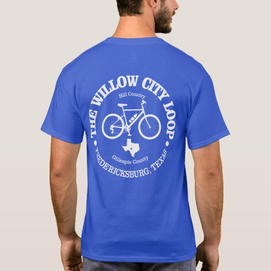 Willow City Loop (fietsen) T-shirt (Achterkant)