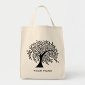 Willow Creek Academy Wispy Tree Logo Tote Bag (Voorkant)