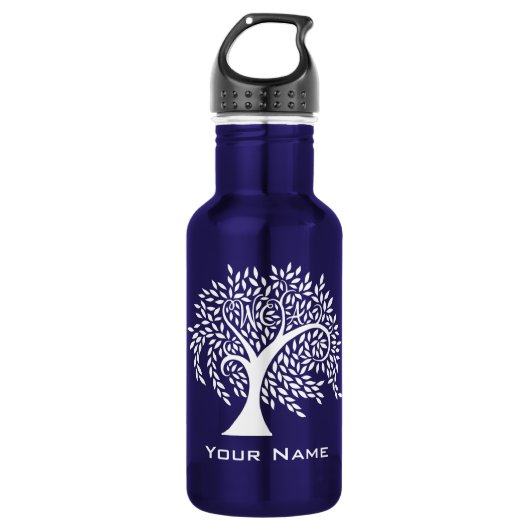 Willow Creek Academy Wispy Tree Logo Waterfles (Voorkant)
