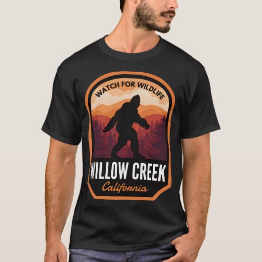 Willow Creek California Bigfoot T-shirt (Voorkant)